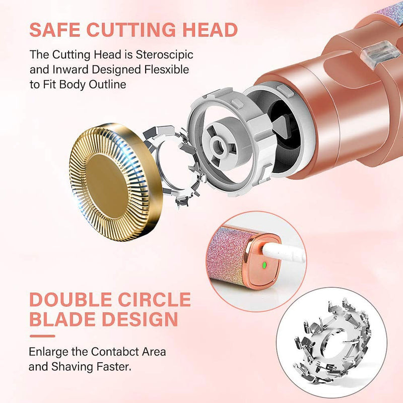 2 in 1 Electric Eyebrow Trimmer