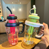1300ml large capacity plastic water bottle 