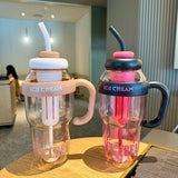 1300ml large capacity plastic water bottle 