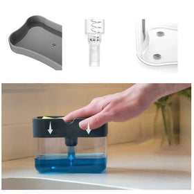 Scrubbing Liquid Detergent Dispenser Press Type