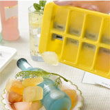 14 grid ice cube tray with lid