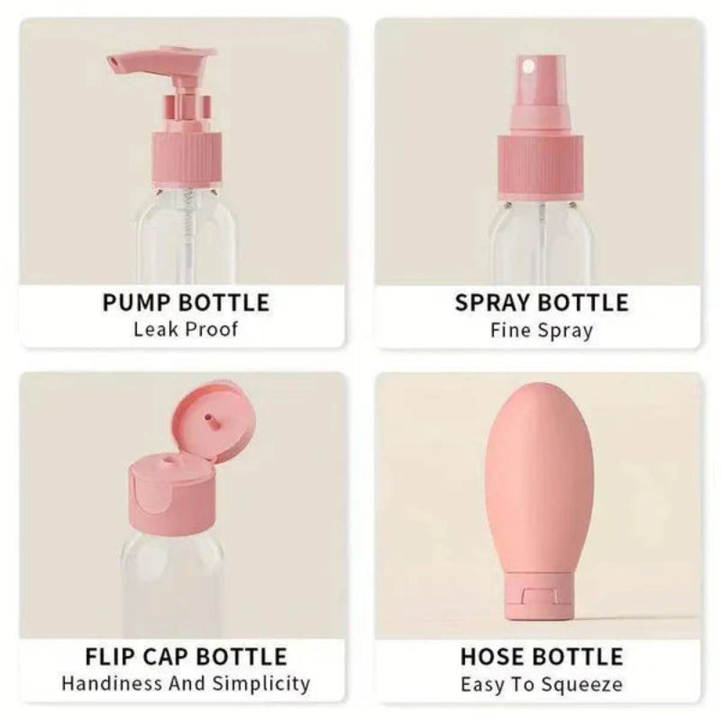 Travel Bottles for Cosmetics and Toiletries