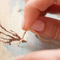 12Pcs Threading Needles with Wooden Case