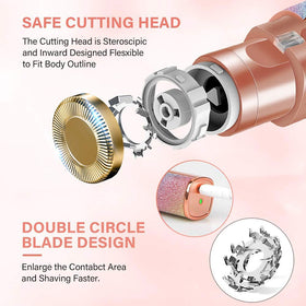 2 in 1 Electric Eyebrow Trimmer