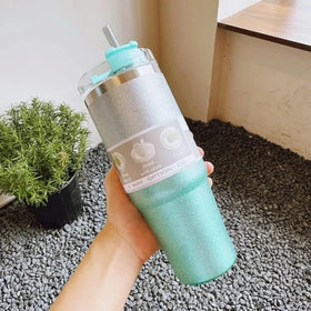 Insulated Tumbler with Straw